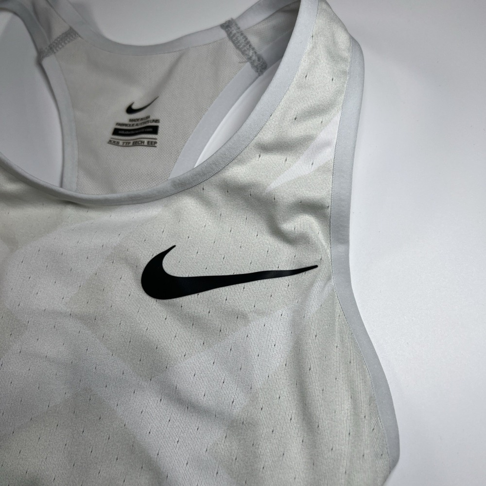 Nike Pro Elite Official 2020 Womens XXS Racing Bra CI0985 Rare White Made In USA - Picture 9 of 10